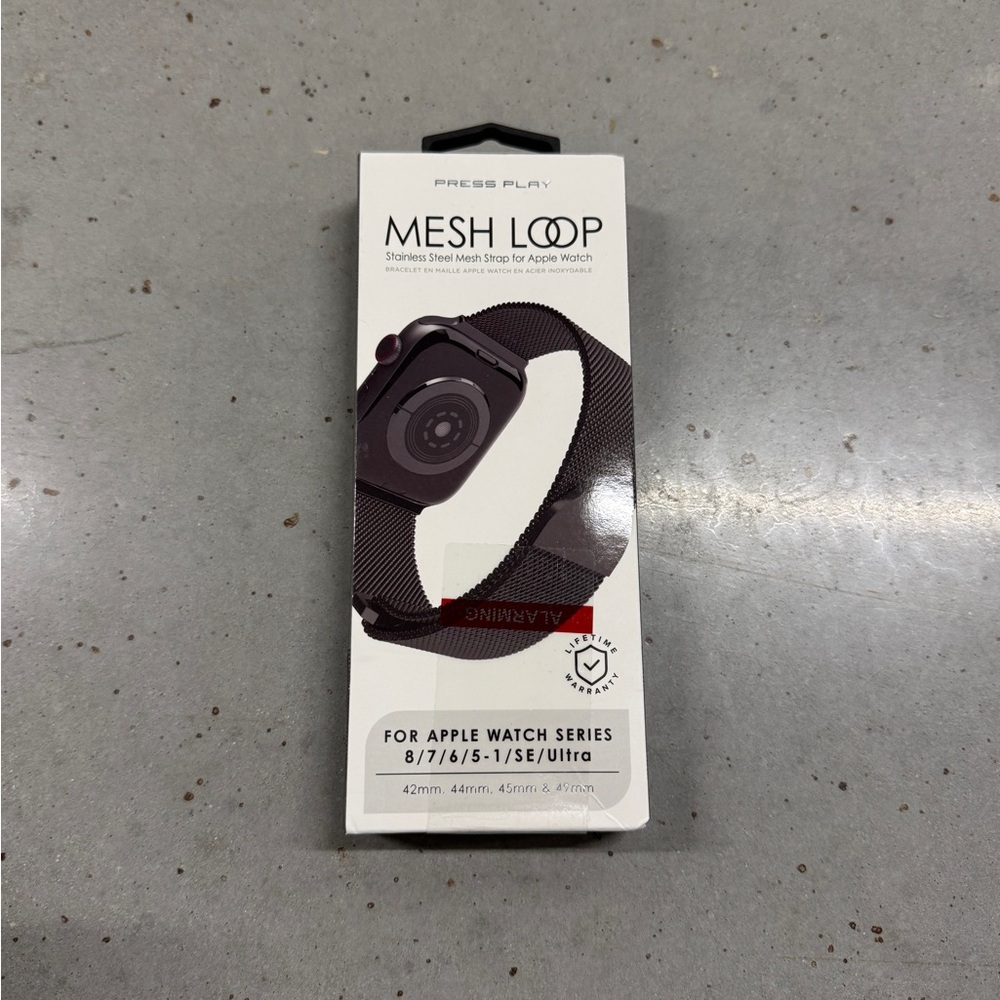 Mesh Loop Smartwatch Band - Black